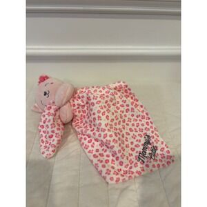 Child of Mine Carter's Mommy's Cutie Pink Cat Baby Security Blanket Lovey Rattle